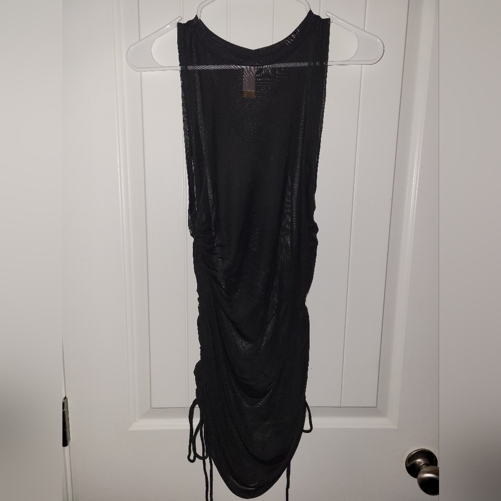 Swim Cover Up Sheer Mesh NWOT